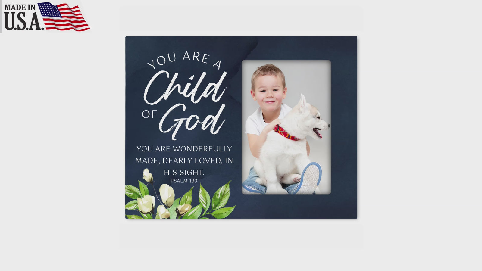 Fearfully & Wonderfully Made Wooden Picture Frame