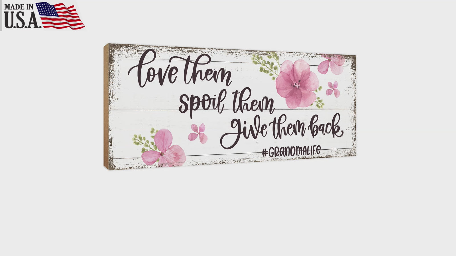 Elegant Home Decor Gift - Unique Shelf Decor and Tabletop Signs, Ideal Mother's Day Gift for Your Beloved Grandmother