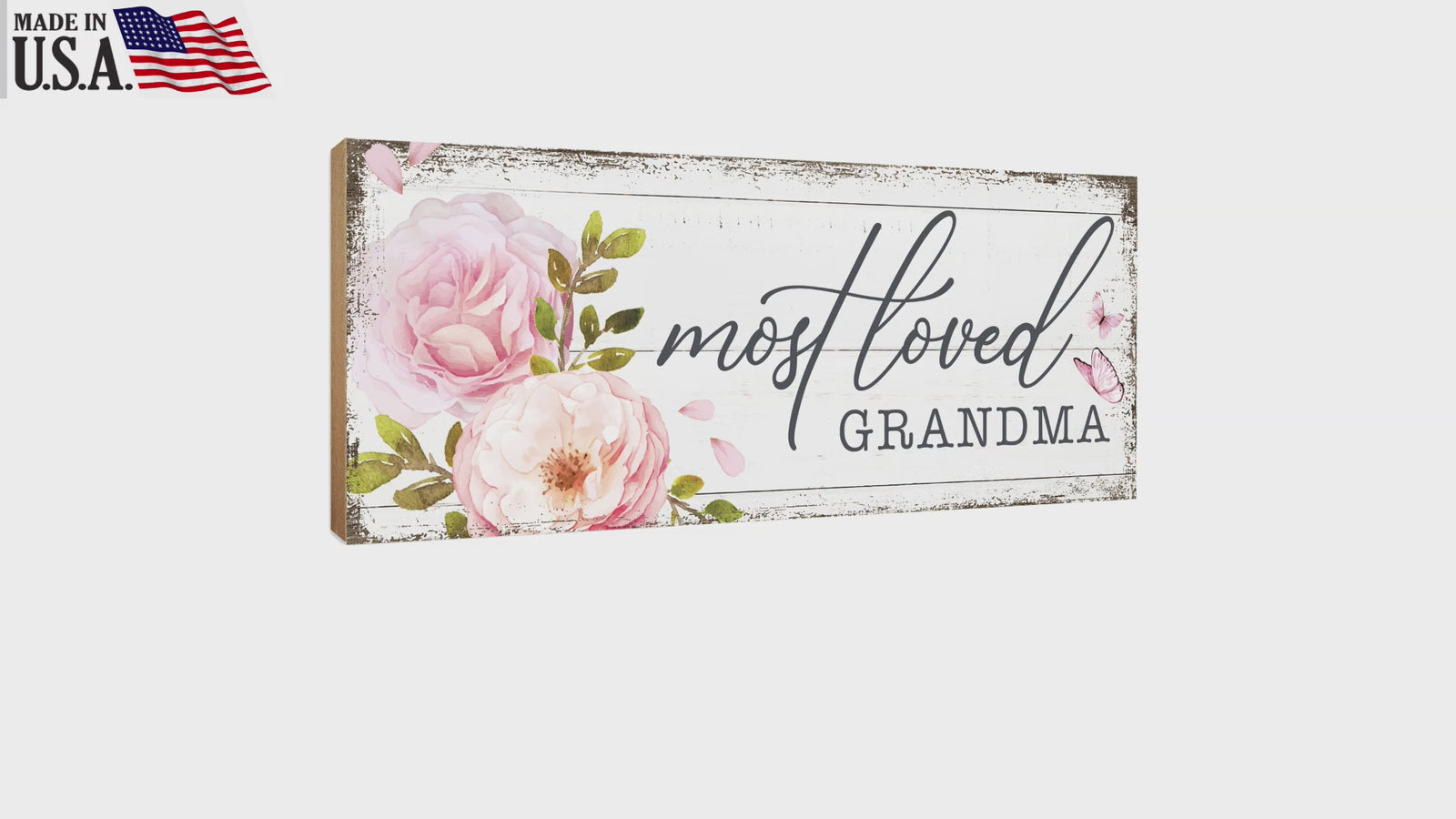 Elegant Home Decor Gift - Unique Shelf Decor and Tabletop Signs, Ideal Mother's Day Gift for Your Beloved Grandmother