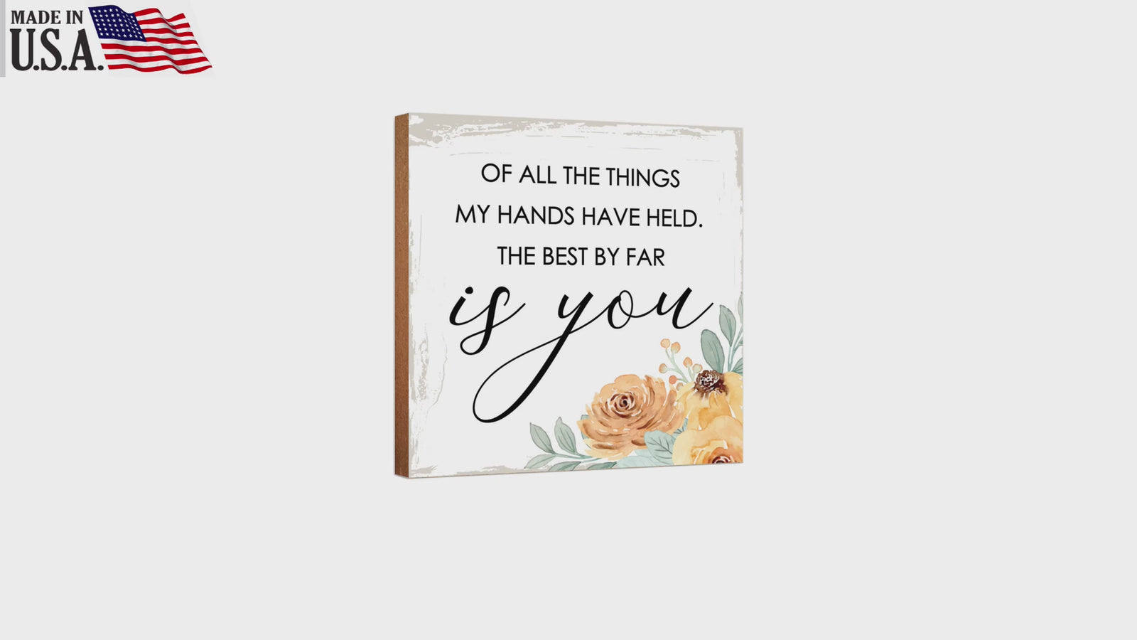 Unique Wooden Shelf Decor and Tabletop Signs - Ideal Mother's Day Gift for Daughter