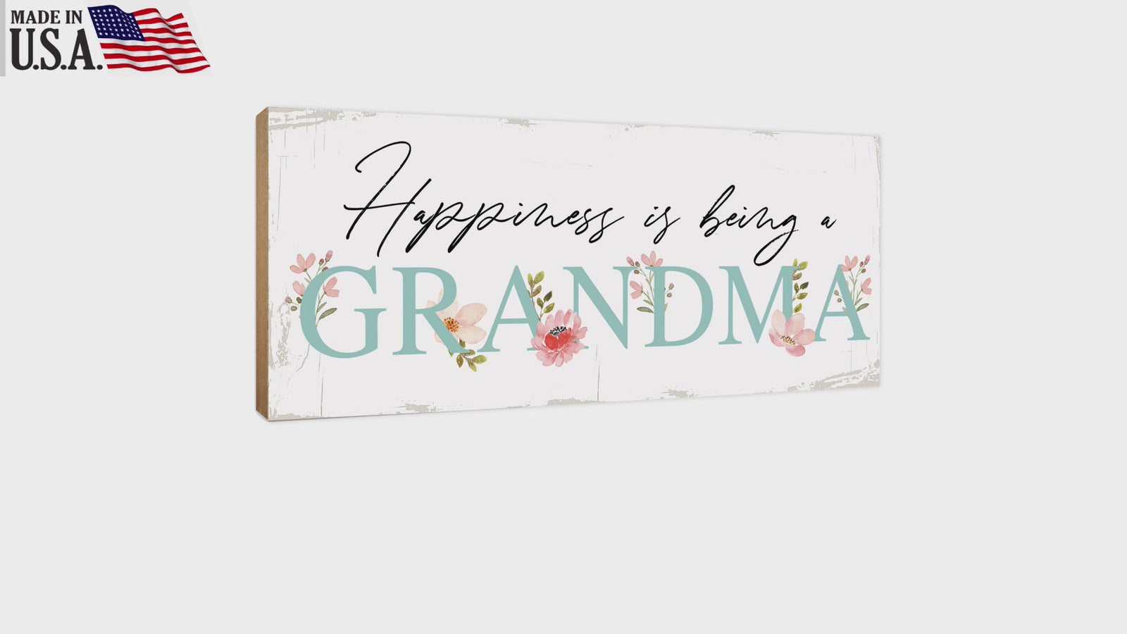 Elegant Home Decor Gift - Unique Shelf Decor and Tabletop Signs, Ideal Mother's Day Gift for Your Beloved Grandmother