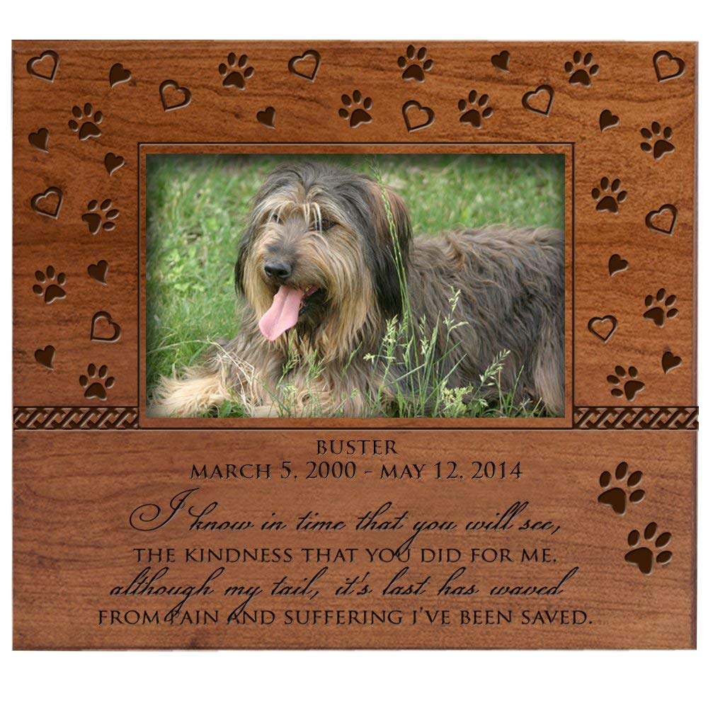 Pet Memorial Picture Frame - I Know In Time