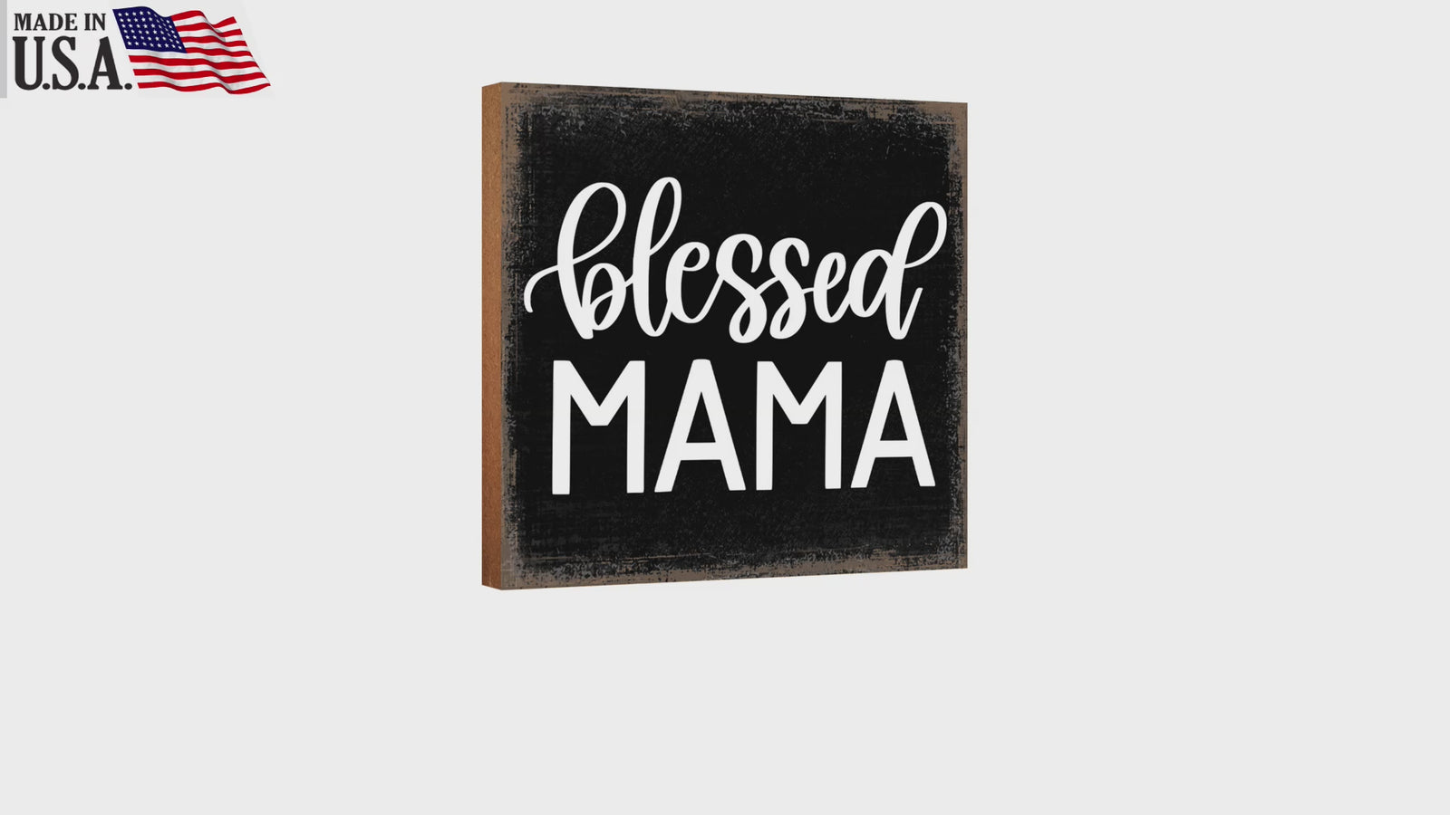 LifeSong Milestones Wooden Shelf Decor and Tabletop Signs Gift for Mother’s Day