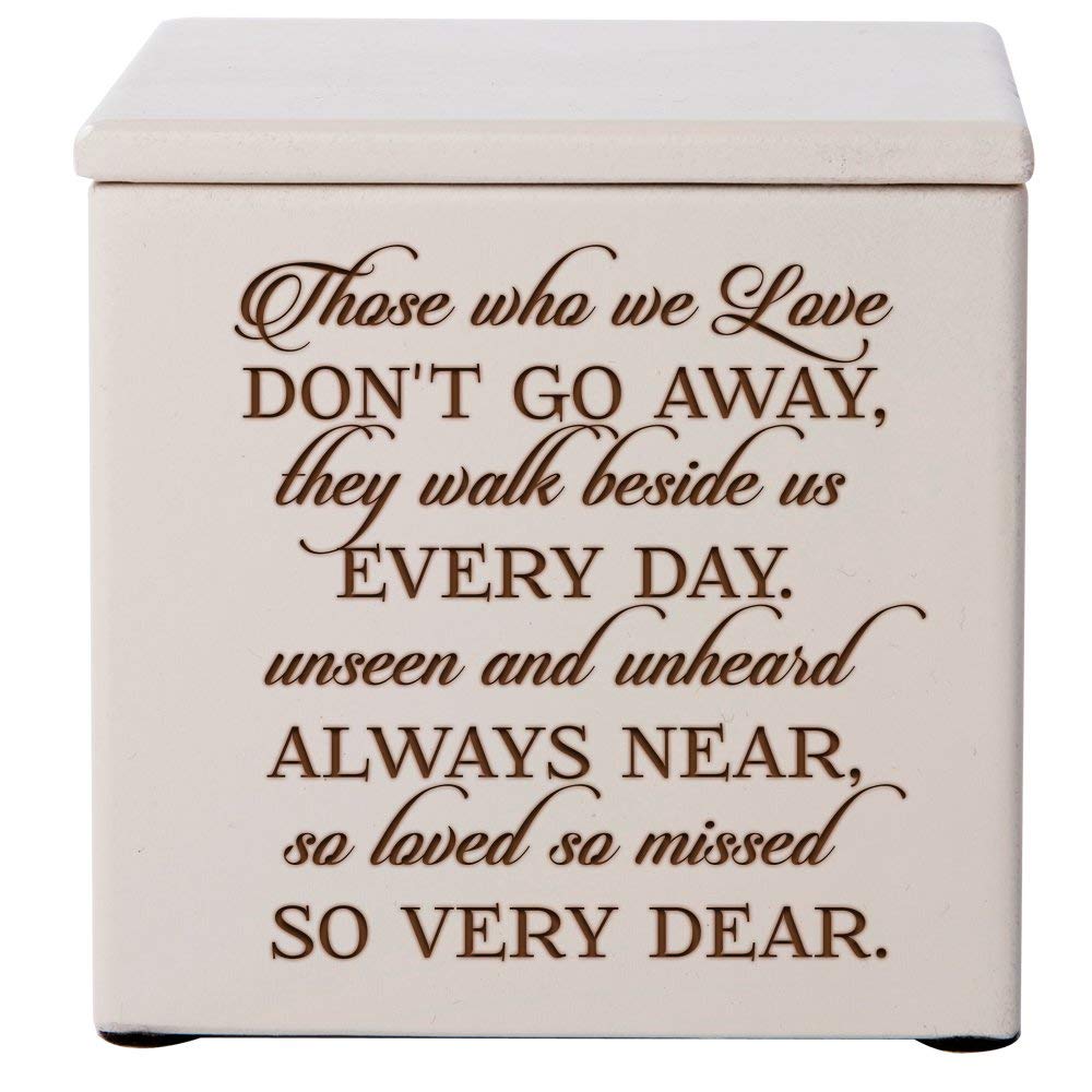 Wooden Memorial Cremation Urn for Human Ashes