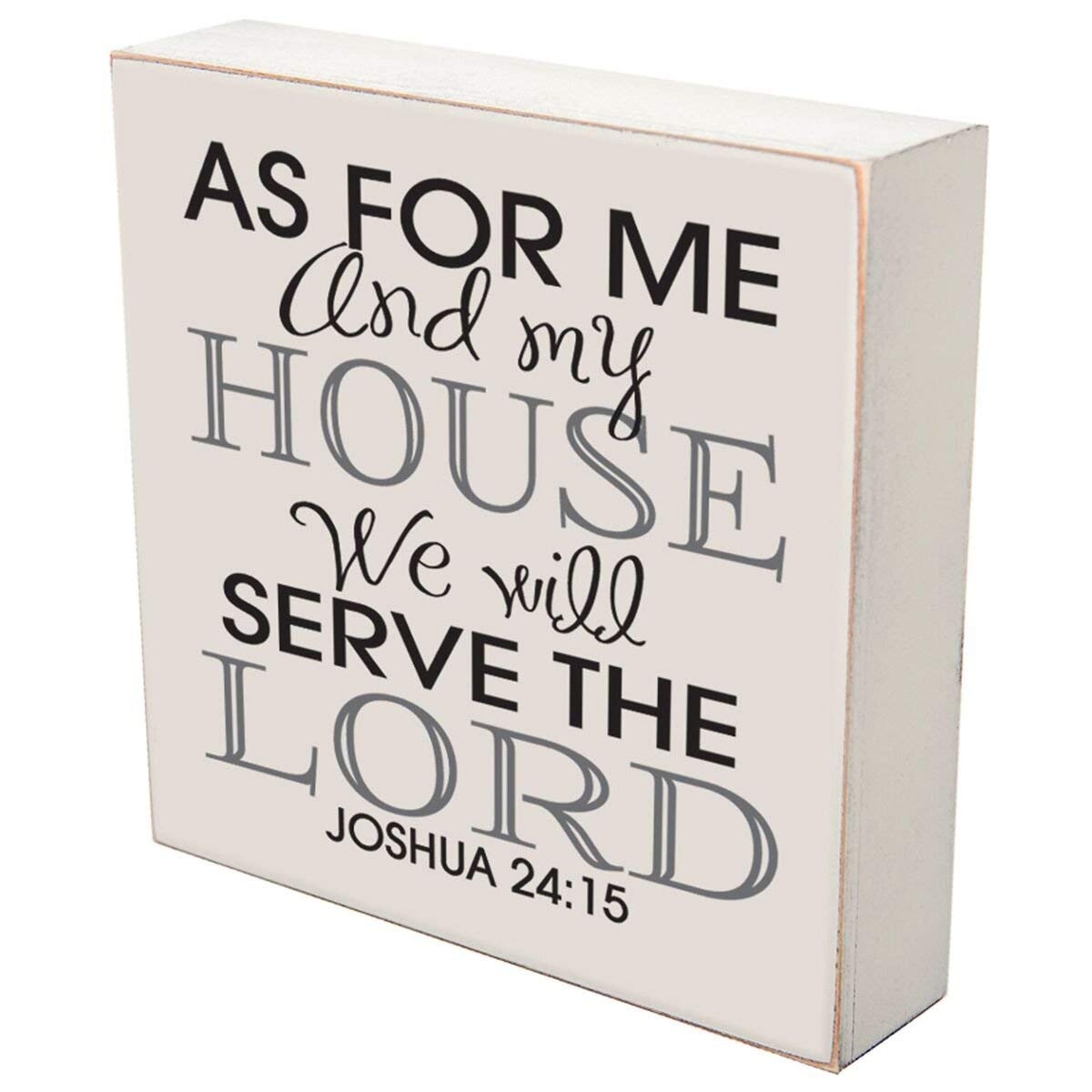 Wedding Anniversary Shadow Box Gift - We Will Serve The Lord