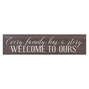 every family has a story sign plaque decor house wall family home