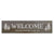 Welcome Wooden Wall Sign With Tree Art Size 10 x 40