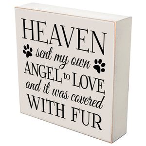 Pet Memorial Shadow Box Décor - Heaven Sent My Own Angel