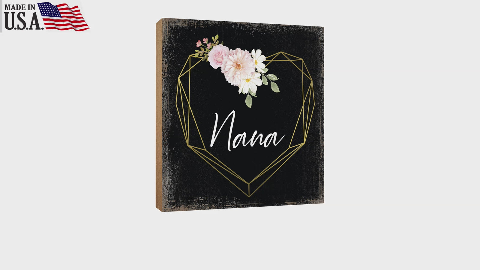 Elegant Home Decor Gift - Unique Shelf Decor and Tabletop Signs, Ideal Mother's Day Gift for Your Beloved Grandmother