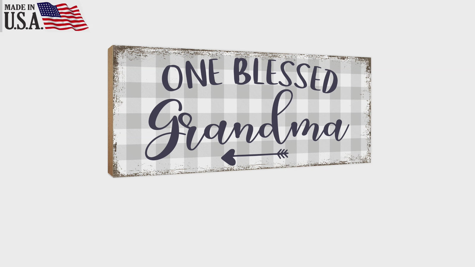 Elegant Home Decor Gift - Unique Shelf Decor and Tabletop Signs, Ideal Mother's Day Gift for Your Beloved Grandmother