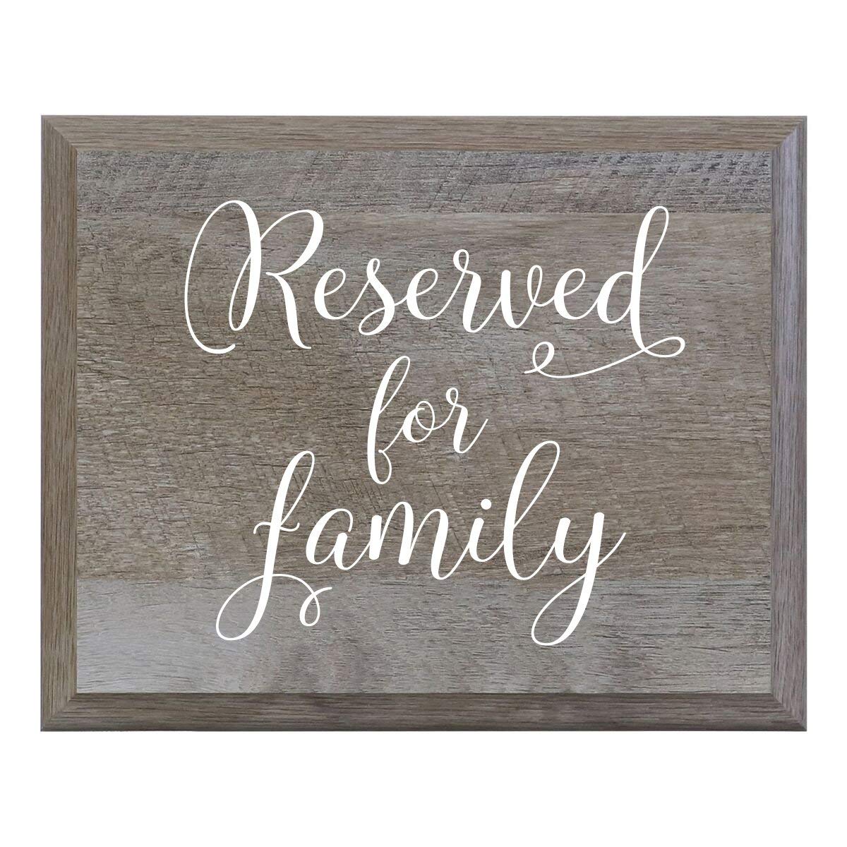 Reserved For Family Wooden Decorative Wedding Party