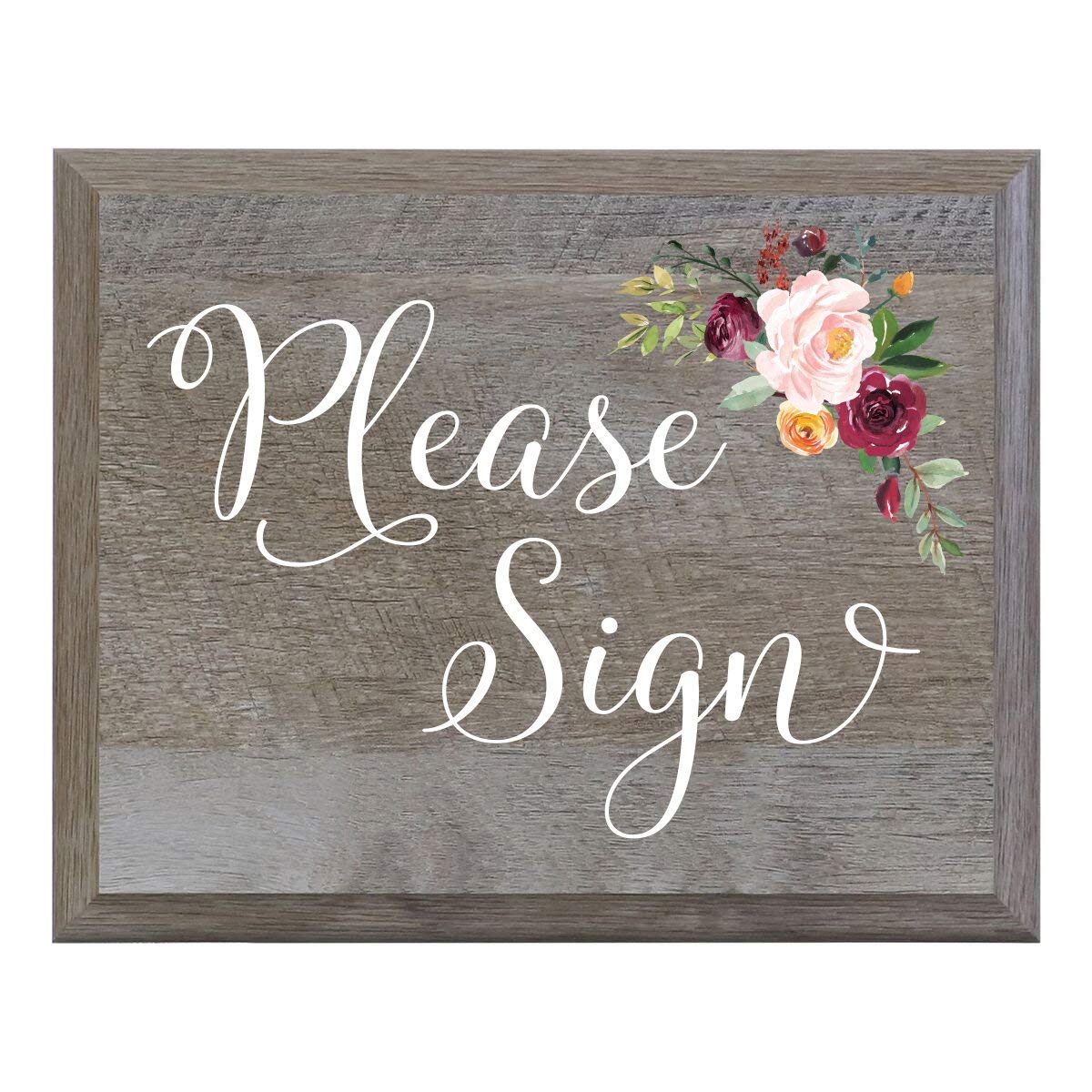 Wedding Wooden Party wall sign