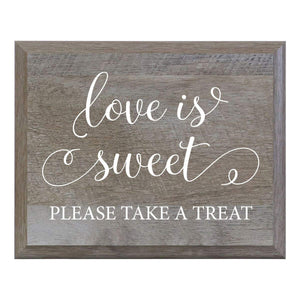 Love Is Sweet Please Take A Seat Decorative Wedding Party sign