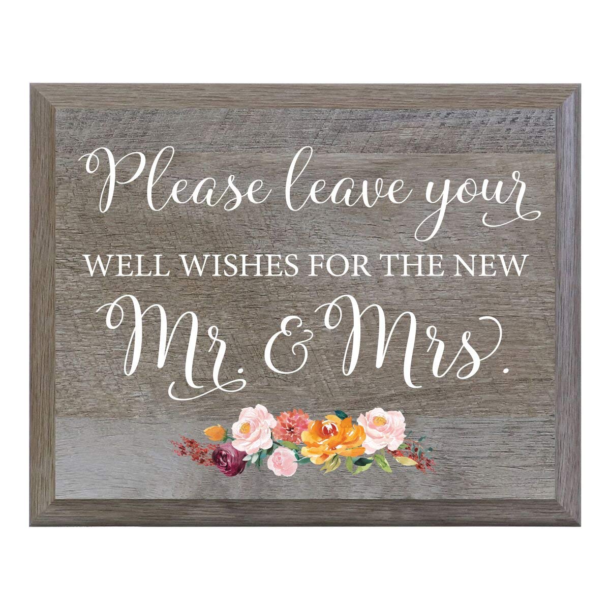 Wedding Wooden Party wall sign (8x10)