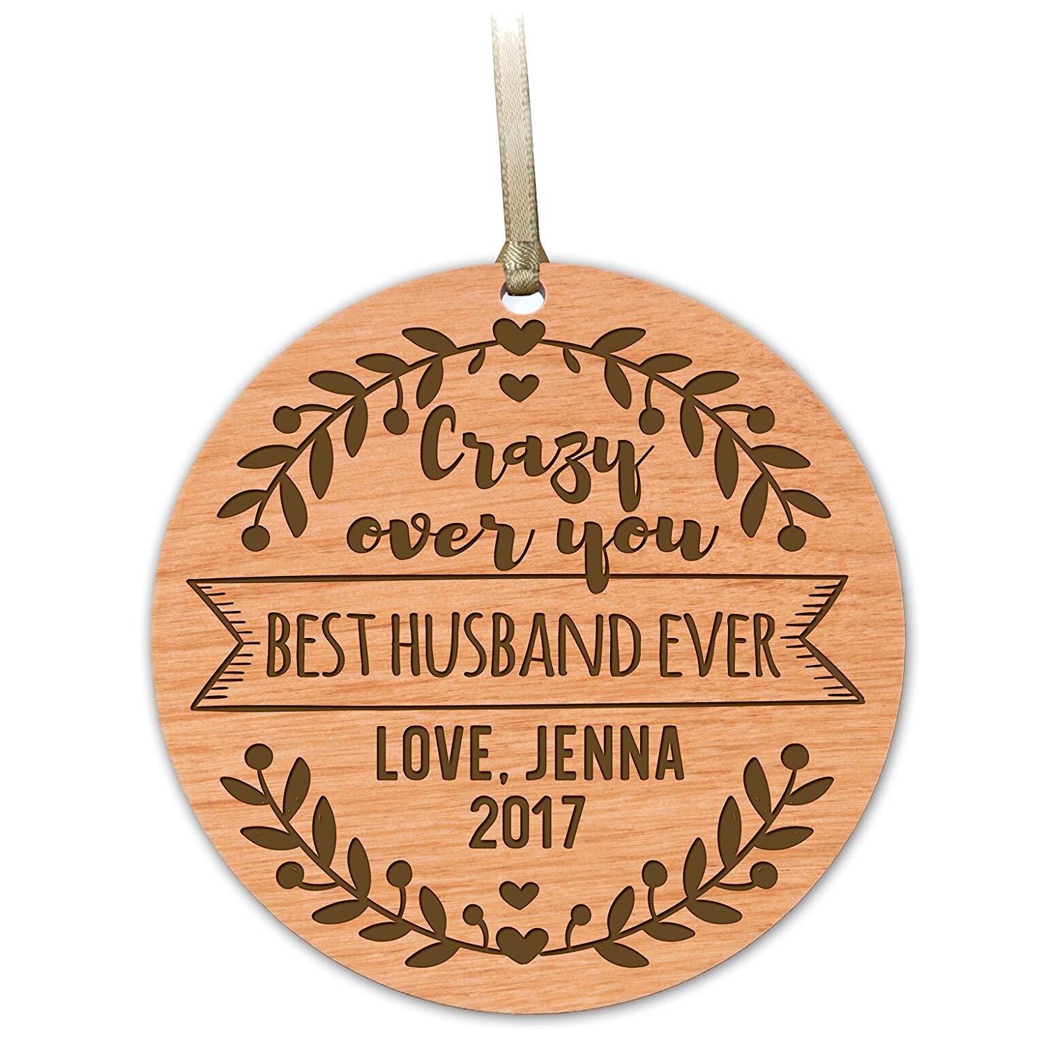 Wooden Anniversary Ornament