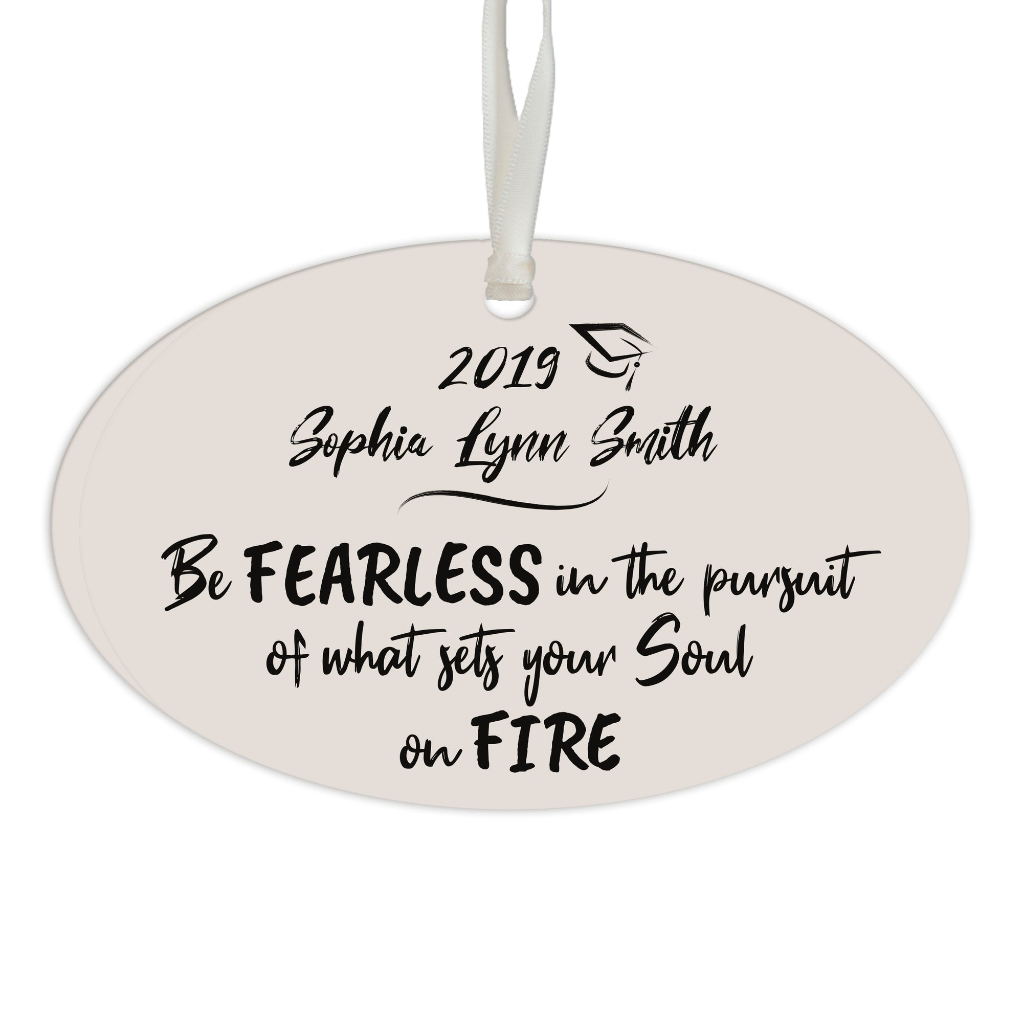 Personalized Graduation Ornament Gift for Graduate - Be Fearless