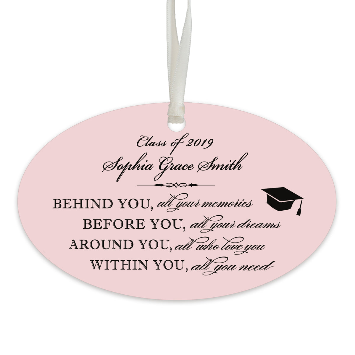 Personalized Graduation Ornament Gift for Graduate - Behind You