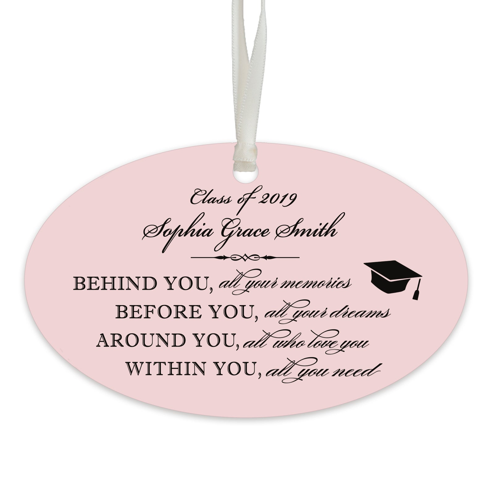 Personalized Graduation Ornament Gift for Graduate - Behind You