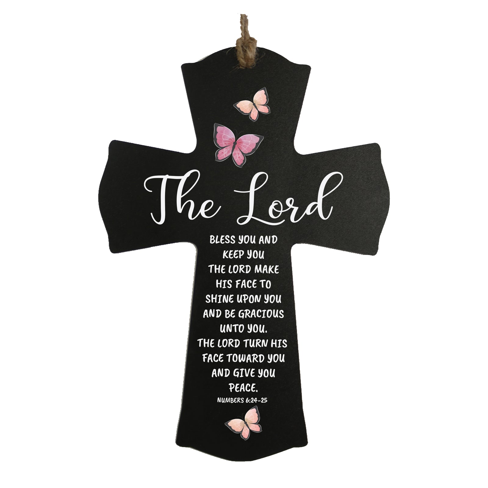 LifeSong Milestones Printed Baptism Gift for Godson, Godchild - Christening Printed Hanging Wall Cross from Godparents for First Holy Communion 8.5” x 11”