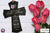 Printed Family Inspirational Crosses 8.5x11 - Be Strong Flower