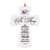 LifeSong Milestones Family Inspirational Wall Cross Decorations for Living Room - Home Wall Art - Wooden Cross Gift 8.5” x 11”