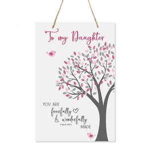 Nursery Decor For My Son or Daughter Girls and Boys Happy Birthday Wishes Gift Ideas Wall Hanging Sign From Mom and Dad bedroom nursery celebrate decorations grandson granddaughter