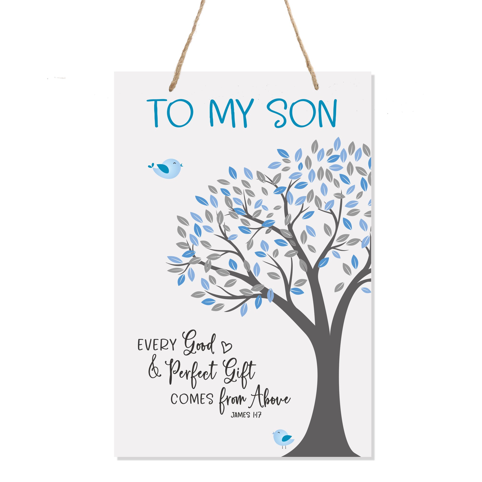 Nursery Decor For My Son or Daughter Girls and Boys Happy Birthday Wishes Gift Ideas Wall Hanging Sign From Mom and Dad bedroom nursery celebrate decorations grandson granddaughter