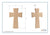 Wooden Wall Cross for Confirmation 7x11 – Love is patient and kind