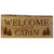 Welcome Natural Cherry Live Edge Wood Wall Plaque Family Gift