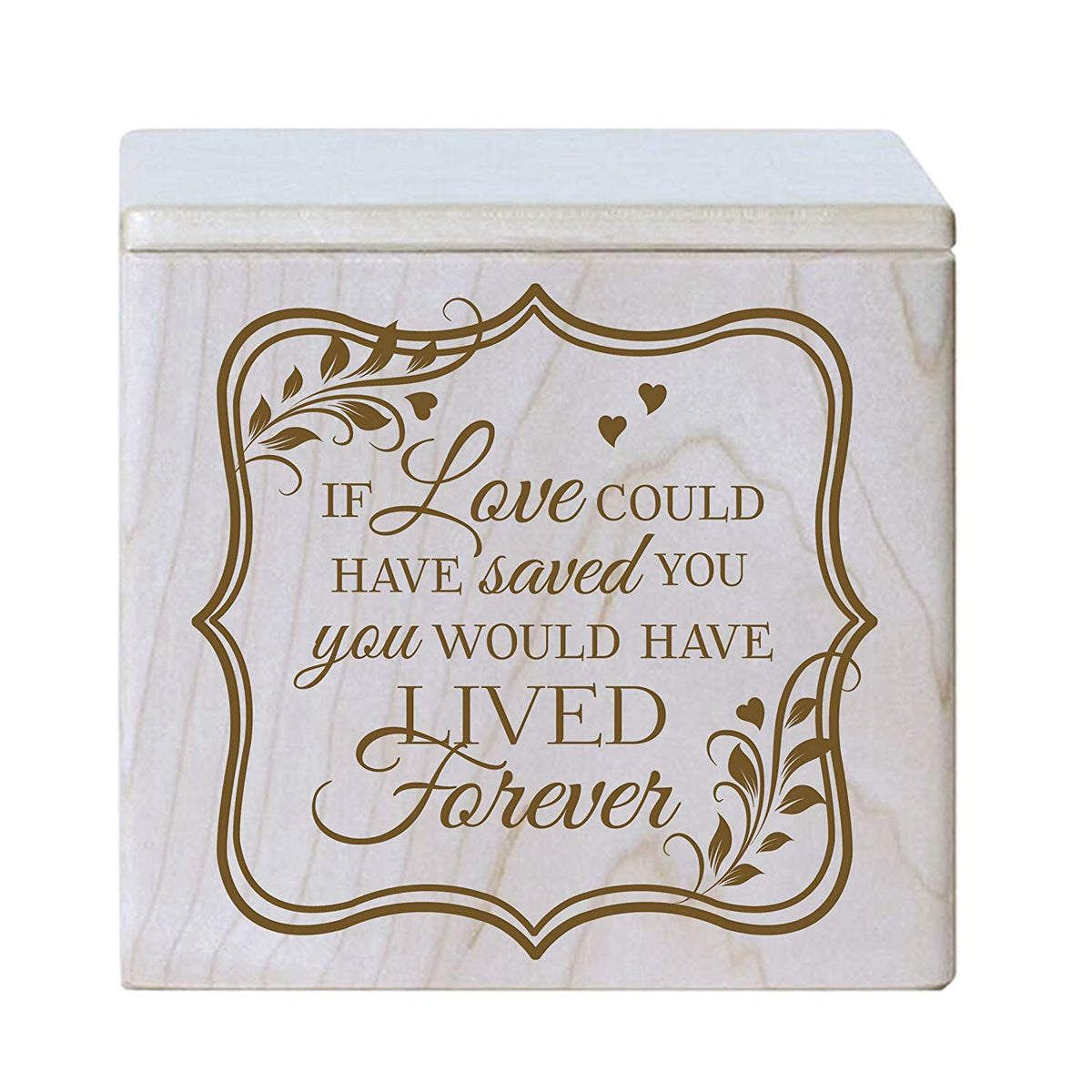 Small Adult Cremation Urn - If Love Could