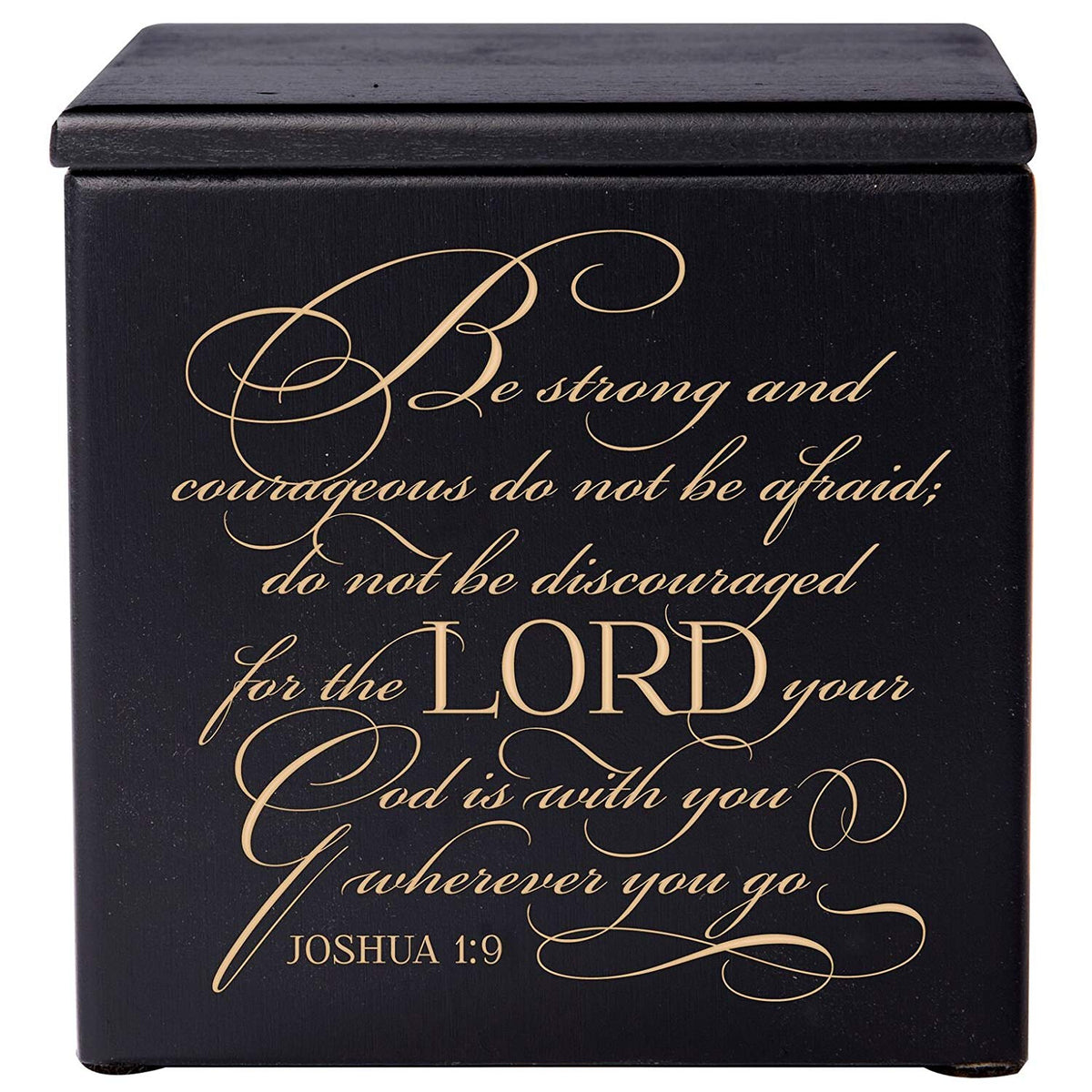 Memorial Cremation Urns for ashes &quot;Joshua 1:9&quot;