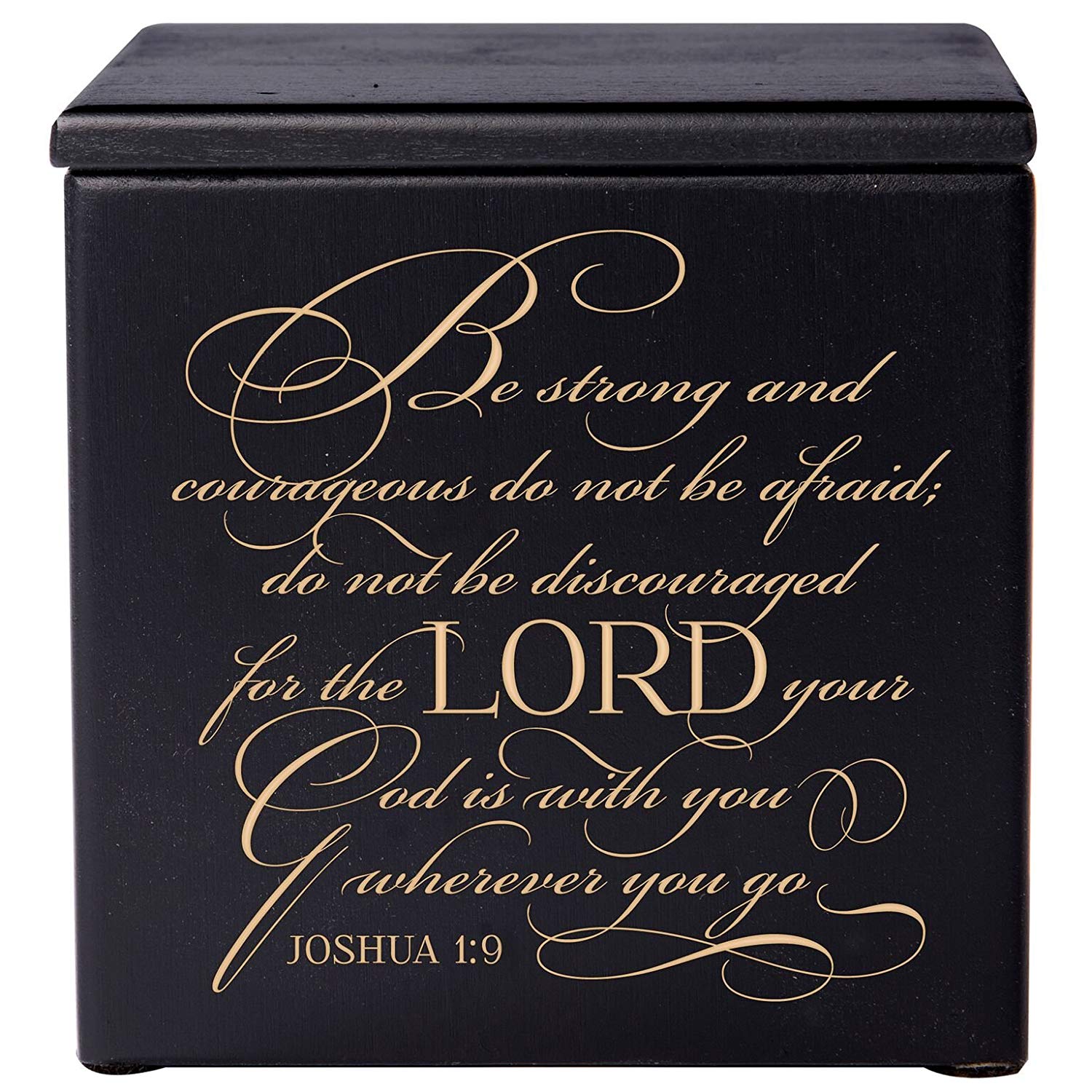 Memorial Cremation Urns for ashes "Joshua 1:9"