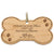 Pet Memorial Wooden Bone Ornament - I'll Hold You In My Heart