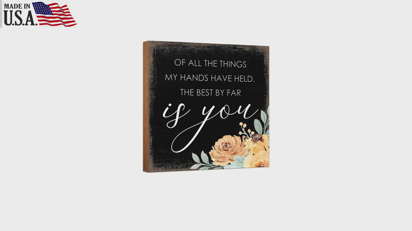 Handcrafted Wooden Shelf Decor - Perfect Mother's Day Gift