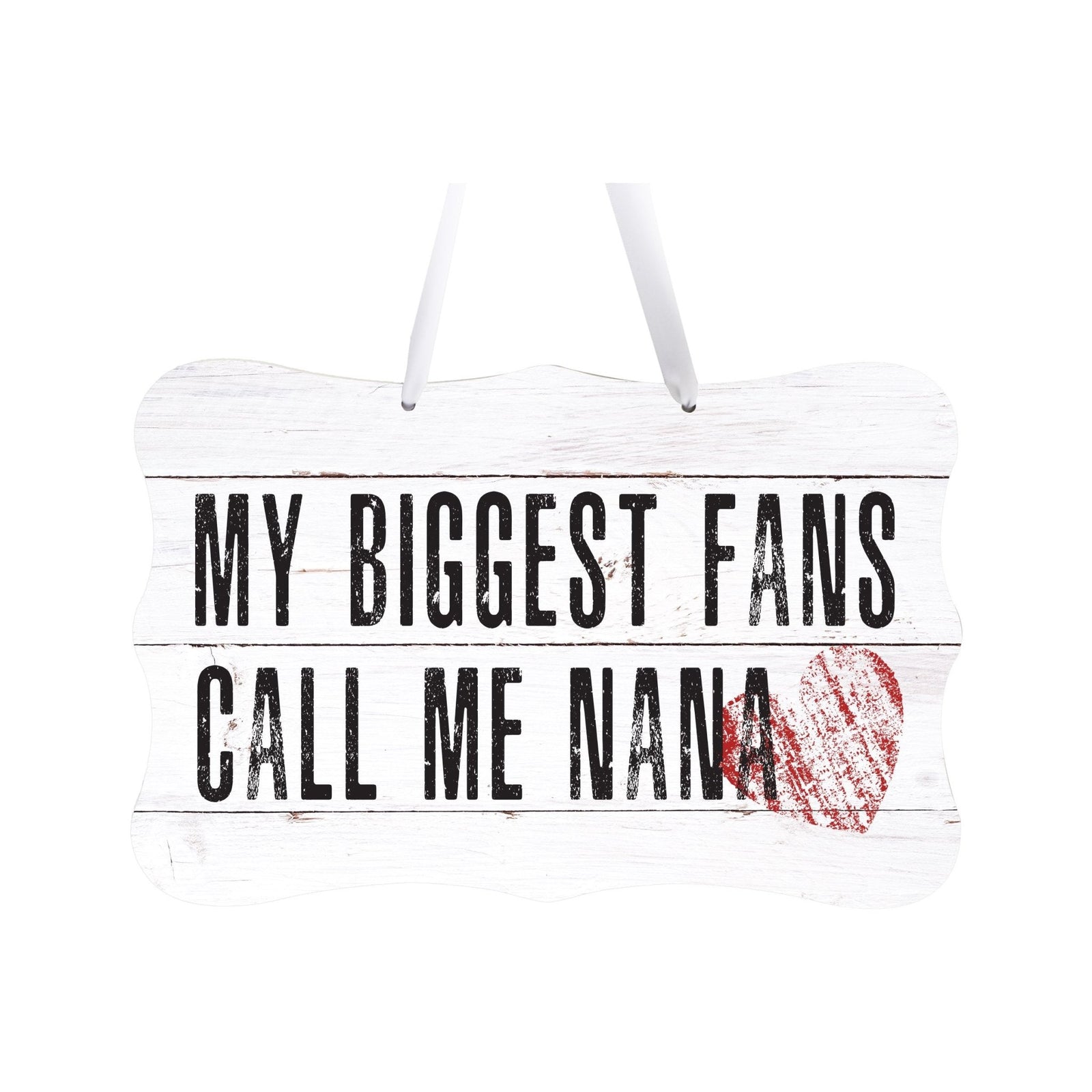 8x12 Rope Signs My Biggest Fans Call Me Nana - LifeSong Milestones