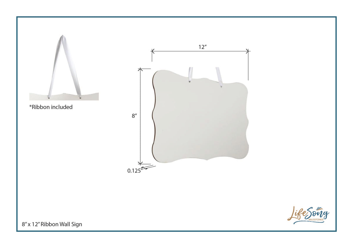 Wedding Wall Hanging Signs For Ceremony And Reception For Couples - And So Together - LifeSong Milestones