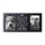Black Pet Memorial Double 4x6 Picture Frame with phrase "Once I Held You"