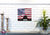 Wooden American Flag Patriotic Veteran Wall Sign Gift - Greater Love USMC