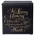 wooden memorial cremation urn box for human ashes