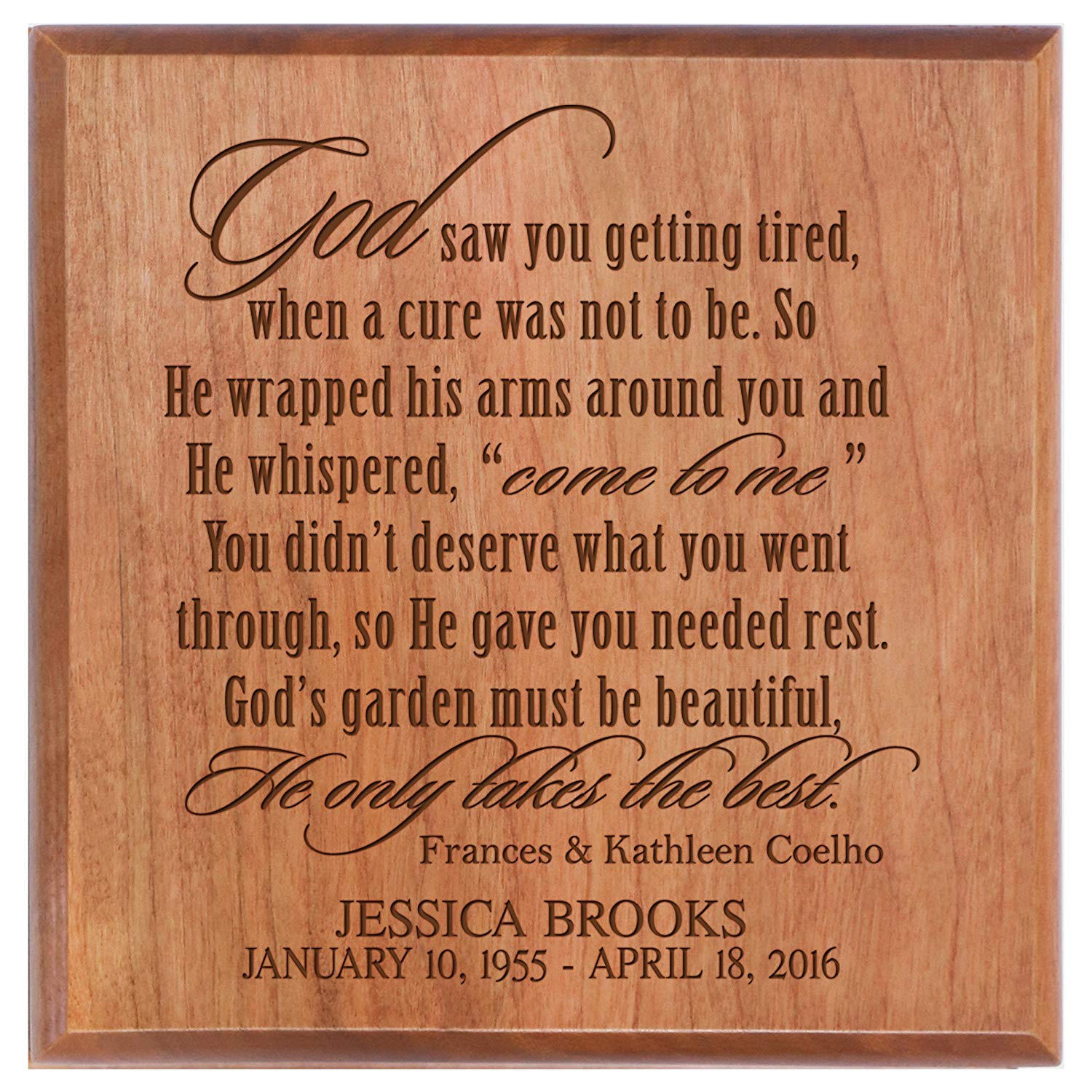 urn a memory human small ashes cremation cherry