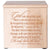 human urn ashes memorial funeral adult child maple