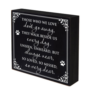 Pet Memorial Shadow Box Décor - Those Who We Love Don't Go Away