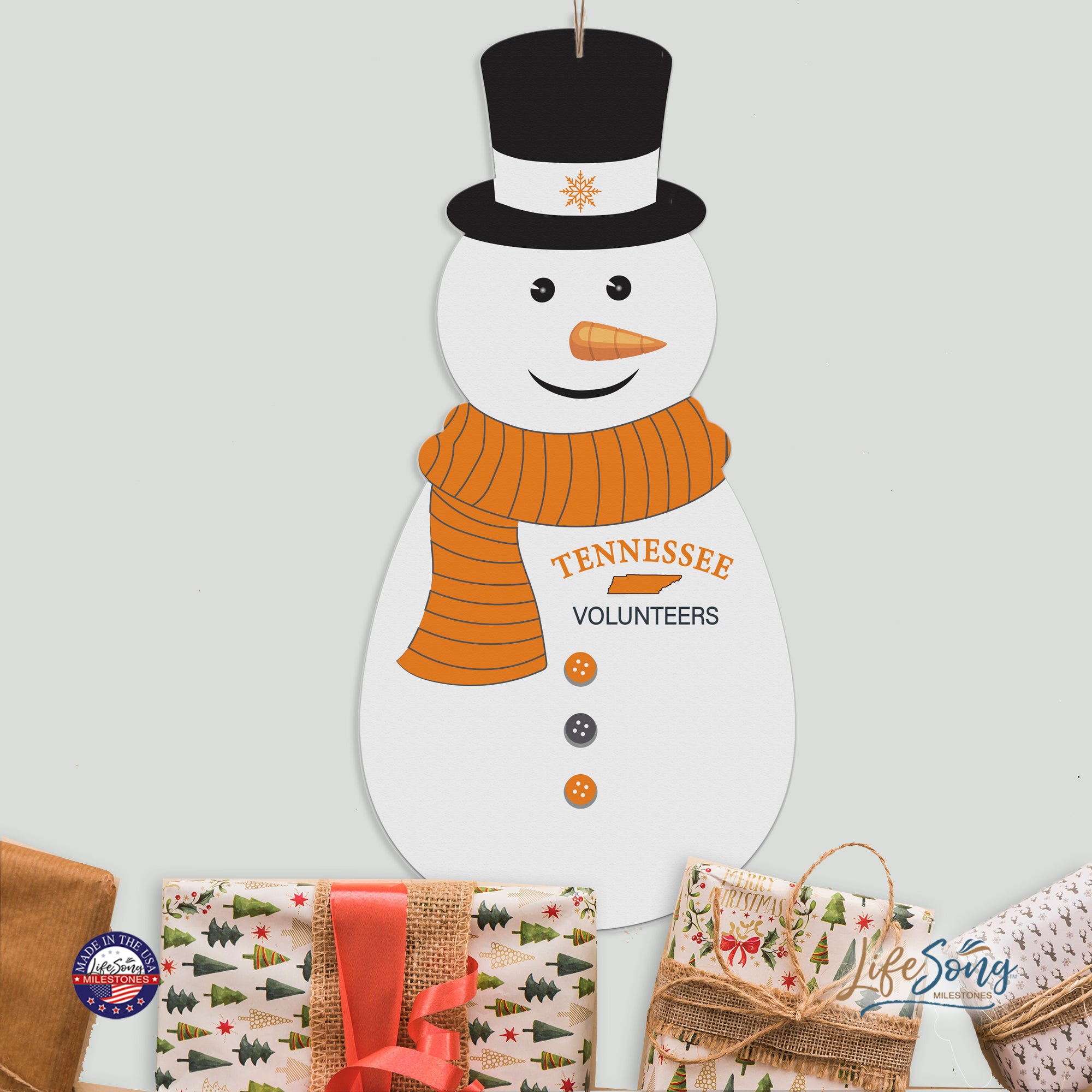 Tennessee Snowman Ornament Gift