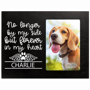 8x10 Black Pet Memorial Picture Frame with the phrase "My Loyal Companion"