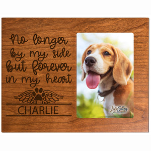 8x10 Cherry Pet Memorial Picture Frame with the phrase "My Loyal Companion"