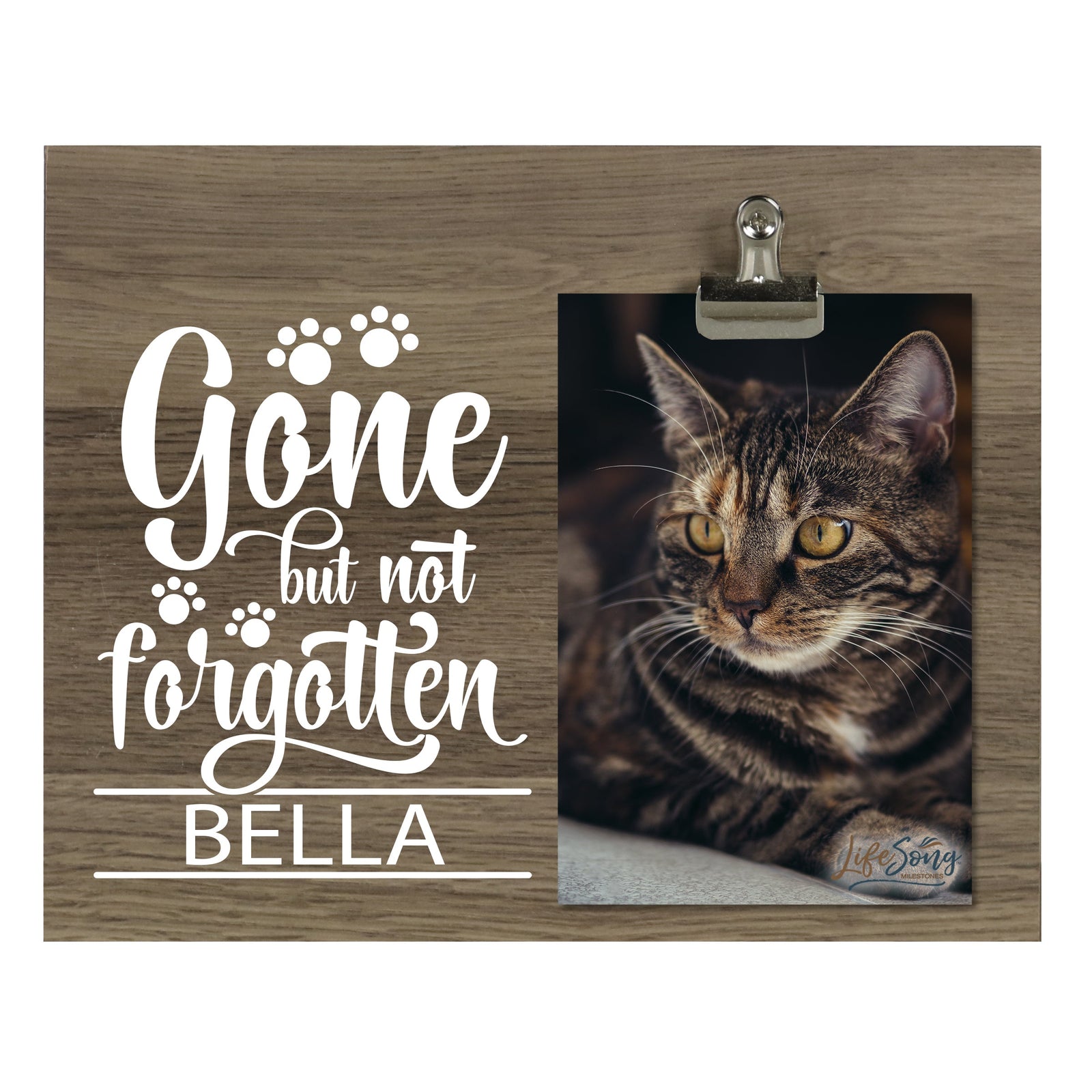 Pet Memorial Photo Clip Board - Gone But Not Forgotten