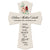 LifeSong Milestones Personalized Memorial Cross Your Wings Were Ready Bereavement Keepsake Loss of Loved One Sympathy Home Decor - 8.5” x 11” x 0.75”
