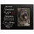 8x10 Black Pet Memorial Picture Frame with the phrase "Because Someone We Love Is In Heaven"