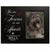 8x10 Black Pet Memorial Picture Frame with the phrase "You Are Forever In Our Hearts"