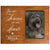 8x10 Cherry Pet Memorial Picture Frame with the phrase "You Are Forever In Our Hearts"